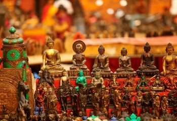 souvenir statuette of a Buddha