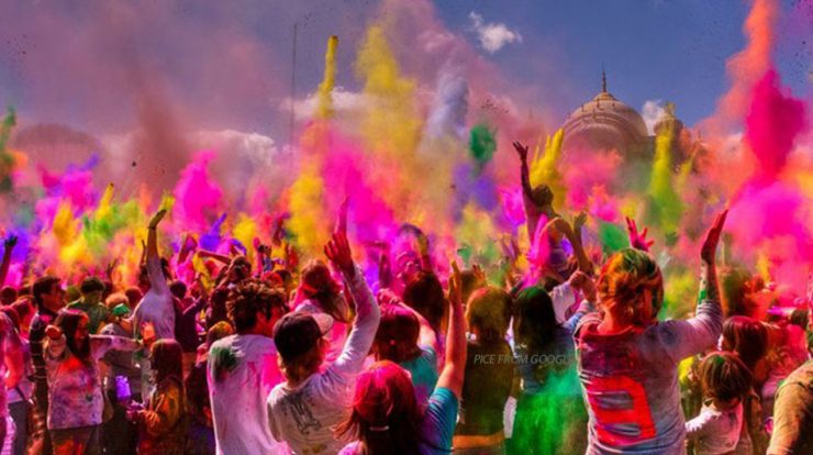 Holi Festival Of Colors Visits Nepal