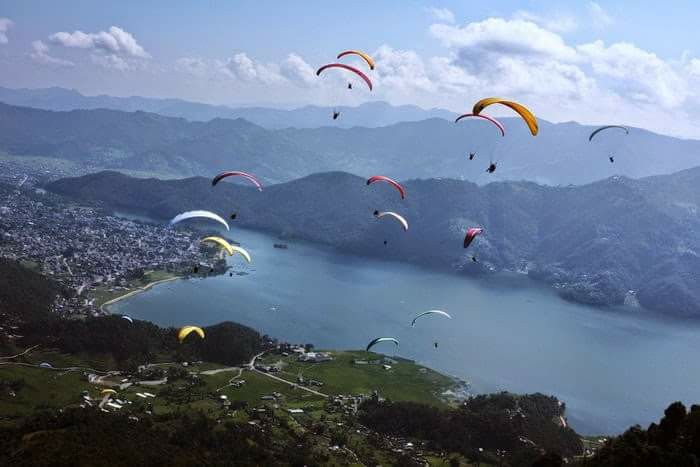 Paragliding in Pokhara - Visits Nepal